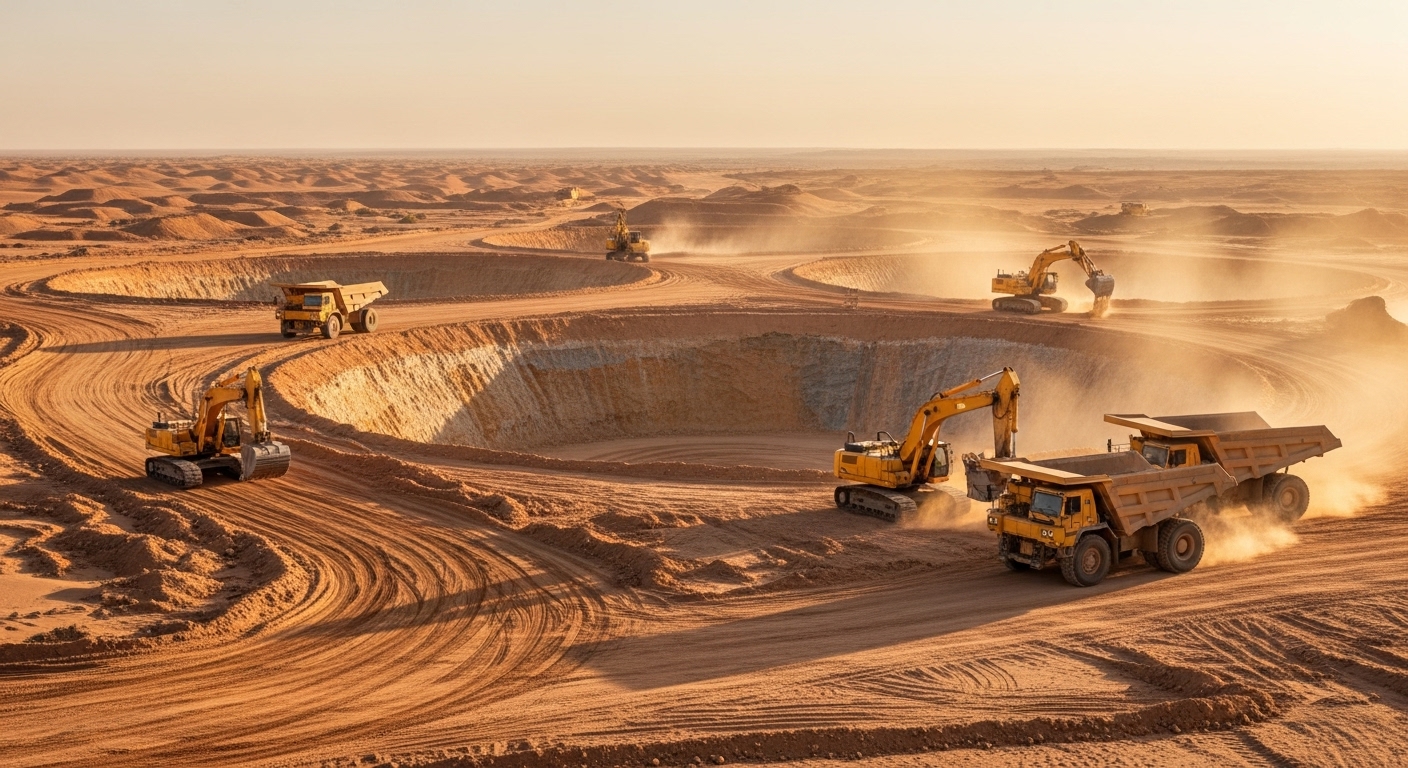 Aerial view of the site